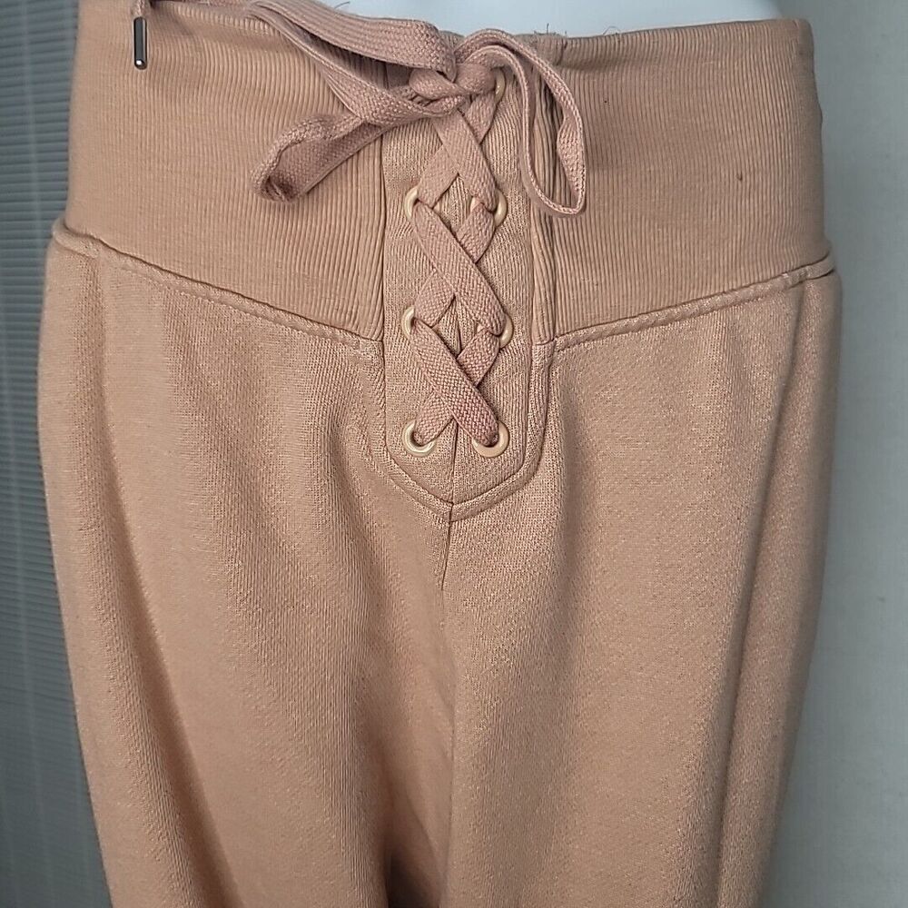 Victoria's Secret Jogger Sweatpants Lace Up Bare Nude Baggy High Waisted SizeXXL - Picture 6 of 14